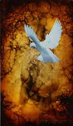 Chris DeRubeisArt titleHeavens Dove 24x12