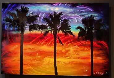 Morgan Price 32X48 Custom  Tequila Sunrise 