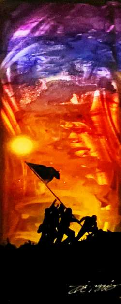 Chris DeRubeisArt titleSingle Panel Glory 30X12