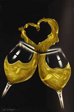 Chris DeRubeisArt titleI Love White Wine 36x24