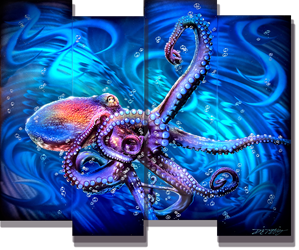 Chris DeRubeisArt title4 Panel Whats Kraken Panel 37X44