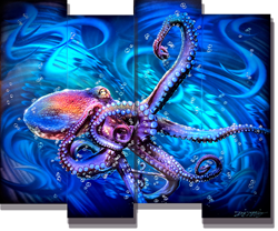 Chris DeRubeisArt title4 Panel Whats Kraken Panel 37X44